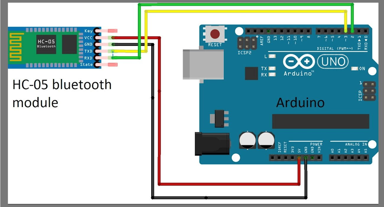 HC05 Arduino Bluetooth Modülü 6 Pin Çıkışlı