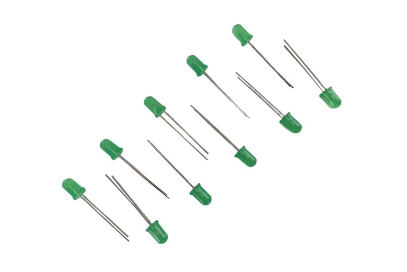 5mm Yeşil Led Diyot - 10 Adet