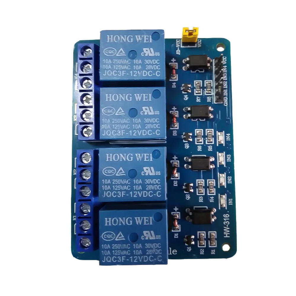 4 Kanal 12V Röle Kartı