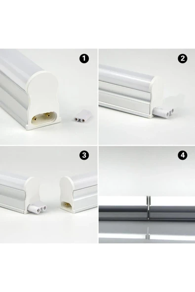 Cata Ct-2467 T5 Bant Armatürü Eklenebilir Anahtarlı 10W Ledli