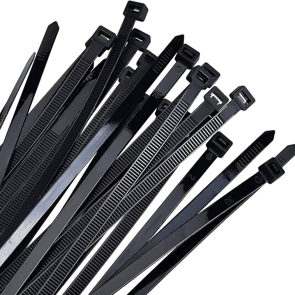 2,5MM X 100MM KLİPS (SİYAH PLASTİK KELEPÇE)
