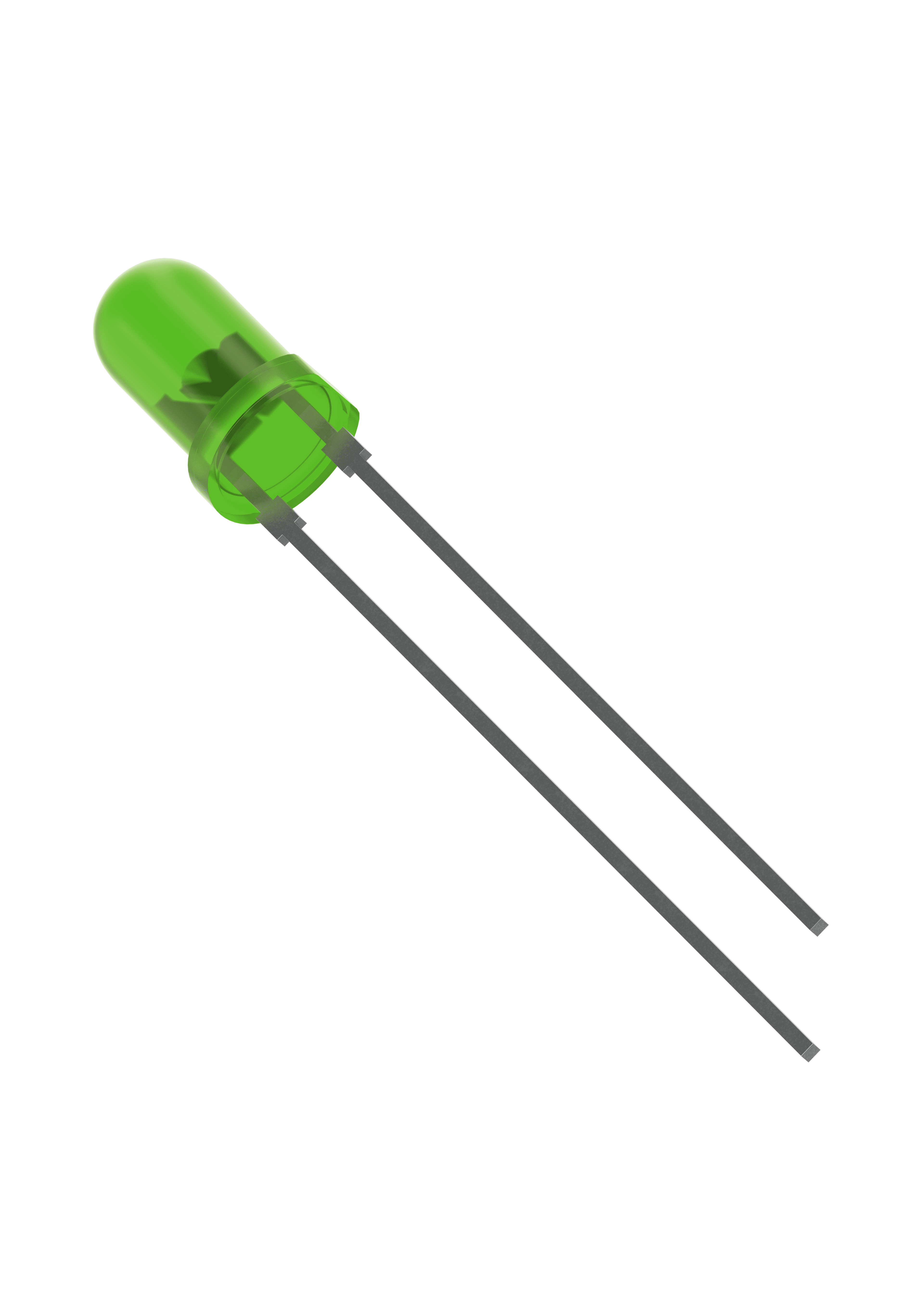 3mm Yeşil Led - 200-300 mcd