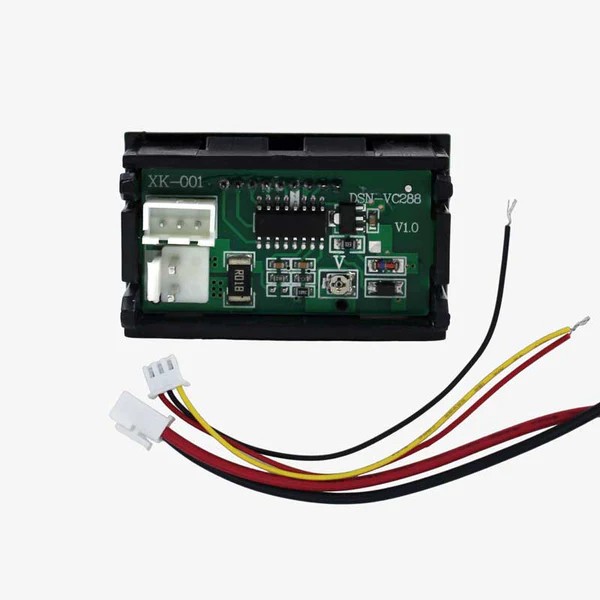 Dijital Voltmetre Ampermetre Dual DC 0V-100V 10A