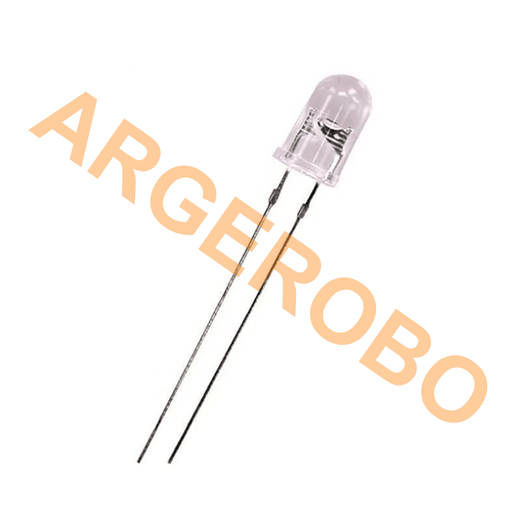 3mm Şeffaf Beyaz Led - 4000-5000 mcd