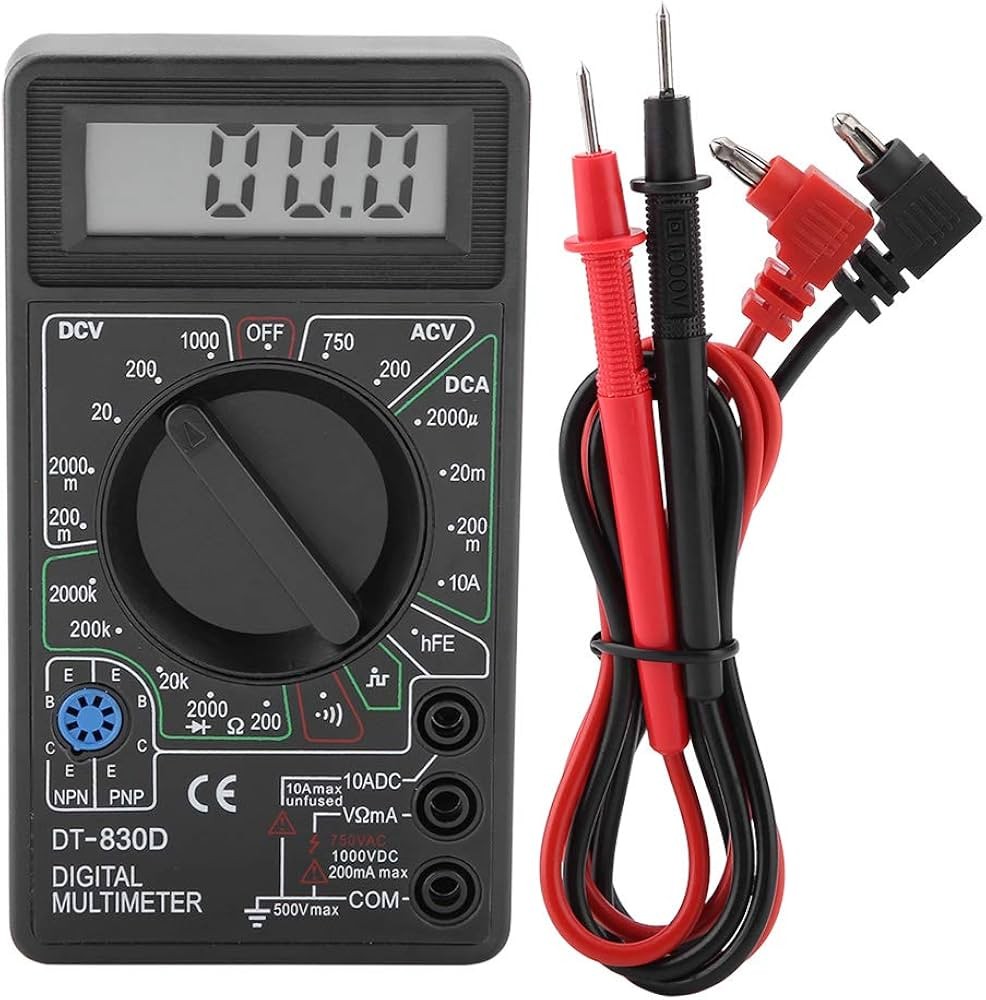 DT-830D Dijital Multimetre Avometre Ölçü Aleti