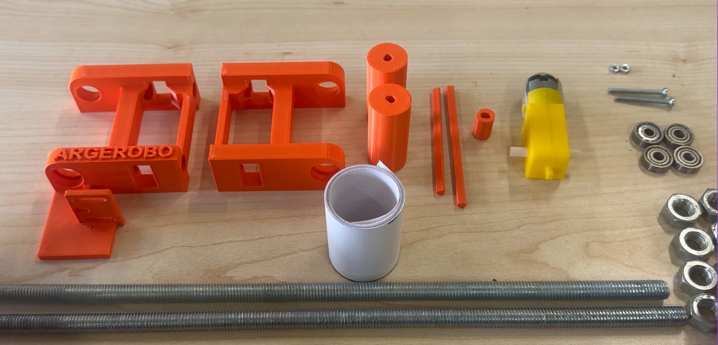 Arduino ve Bitirme Projeleri için 30cm Konveyör Bant Set