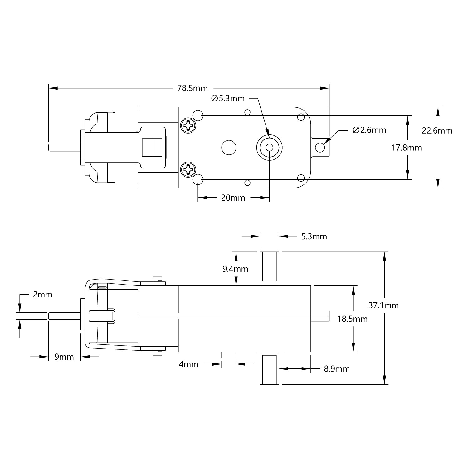 6V 250RPM Redüktörlü Sarı Motor ve Tekerlek Seti - Sarı Motor + Teker