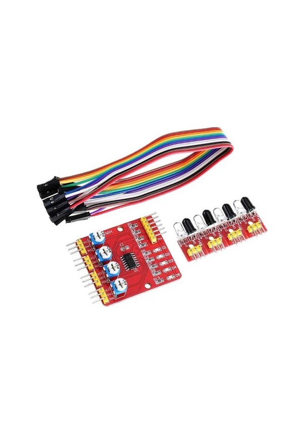 4'lü Çizgi İzleyen Sensör Seti - 4 Way Tracking Module