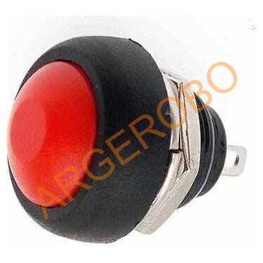 IC-184 Kırmızı Plastik Push Buton 12mm
