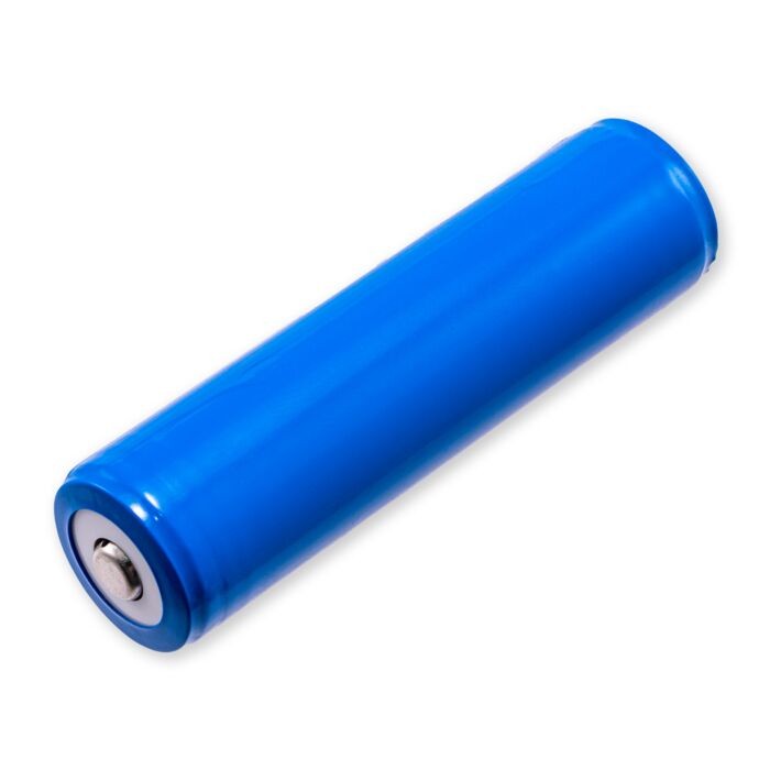3.7V 2400mAh 18650 Li-ion Şarjlı Pil - Başlı