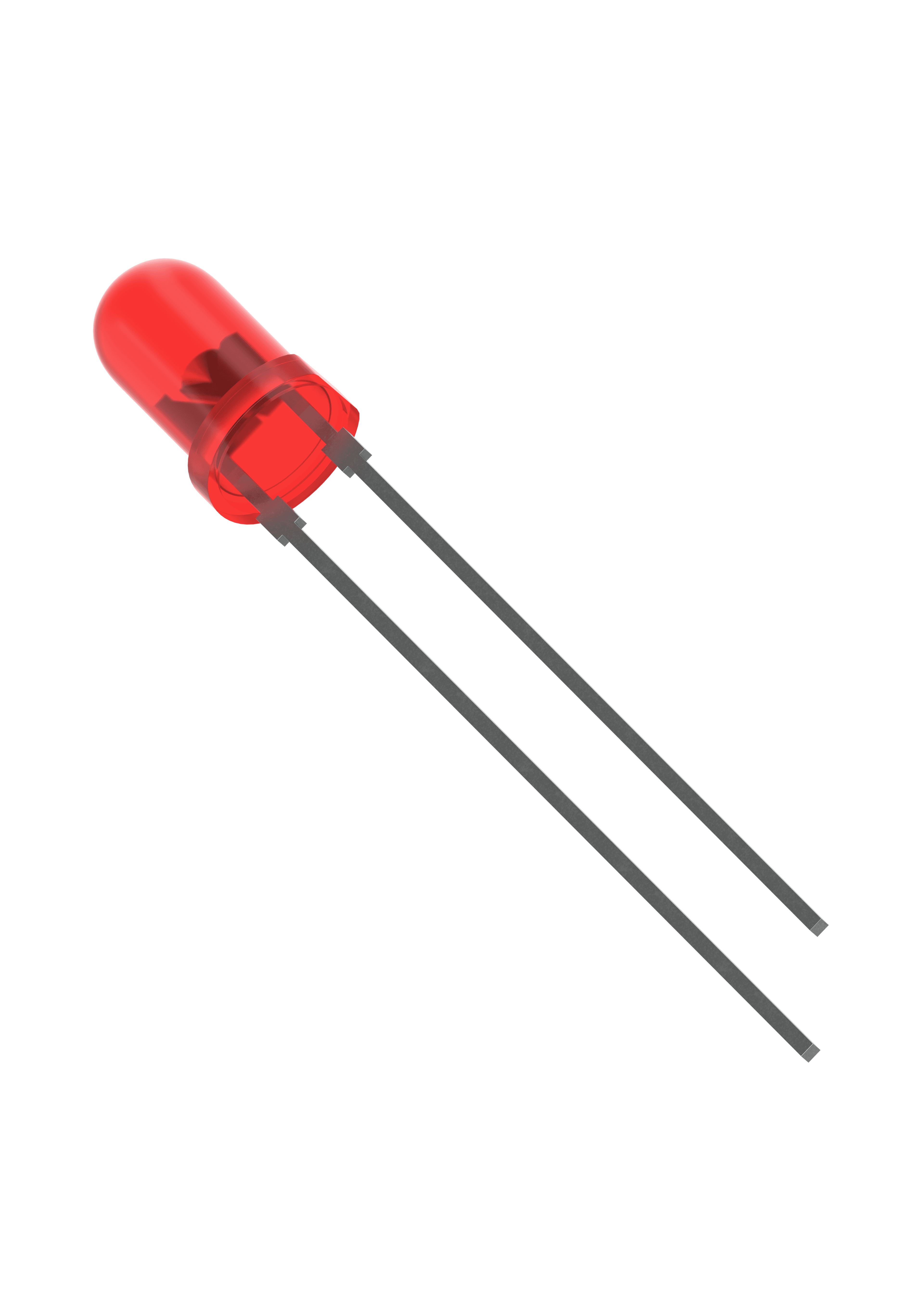 3mm Kırmızı Led - 200-300 mcd