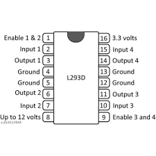 L293D Motor Sürücü Entegresi Dip-16