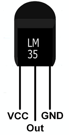 LM35 Sıcaklık Sensörü