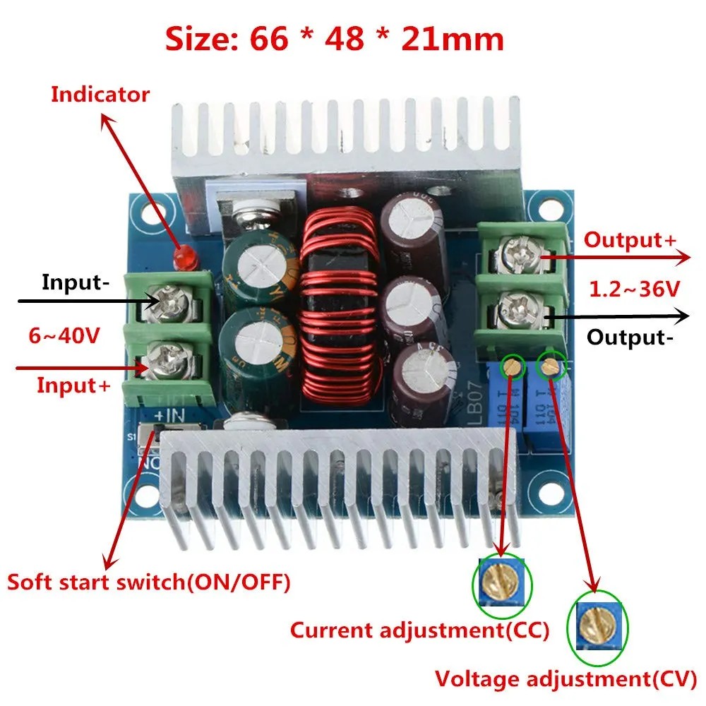 300W DC-DC DÖNÜŞTÜRÜCÜ