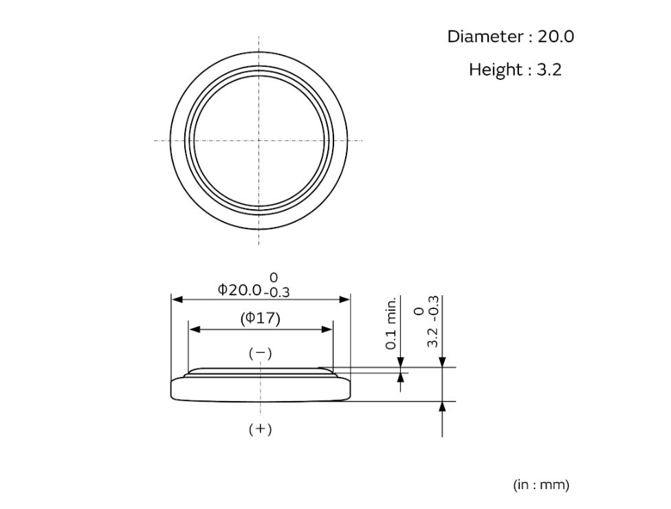 CR2032 Pil 3V