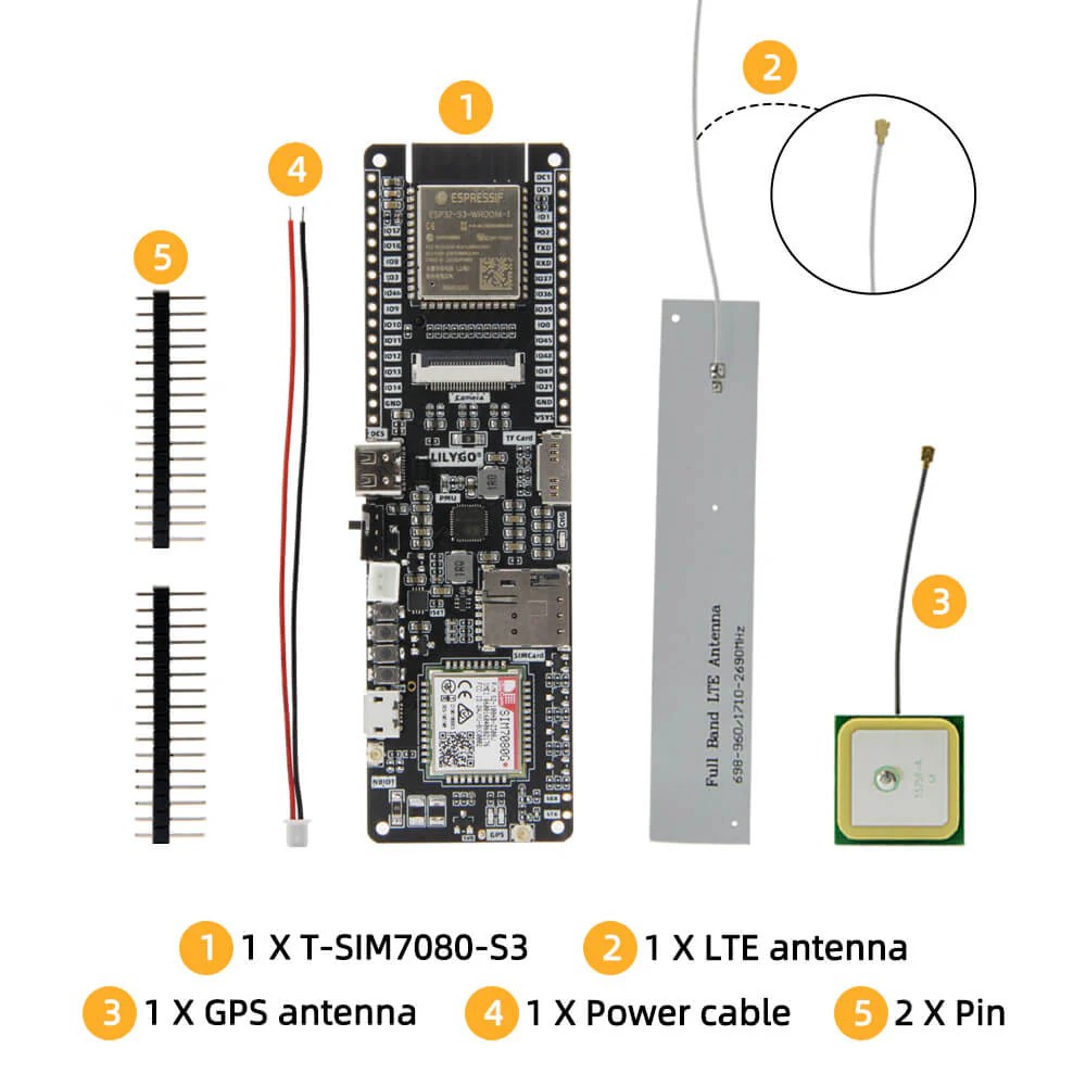 T-SIM7080-S3 ESP32-S3 LILYGO