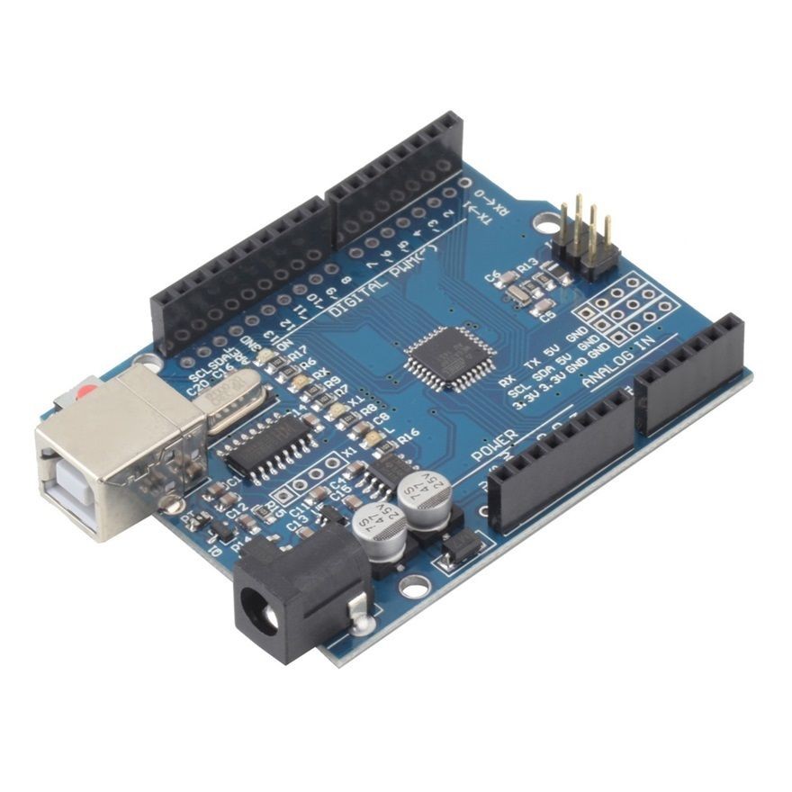 Arduino Uno R3 Klon - USB Kablo ve 40 Pin Header Hediyeli