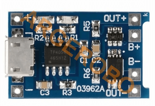 TP4056 Micro USB Lipo 18650 Pil Şarj Devresi 3,7V