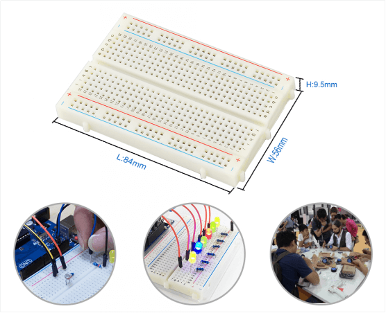 Orta Boy Breadboard 400 Pin