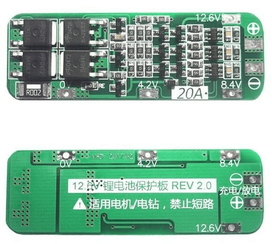 3S 20A BMS LiPo Pil Balans Devre Modülü