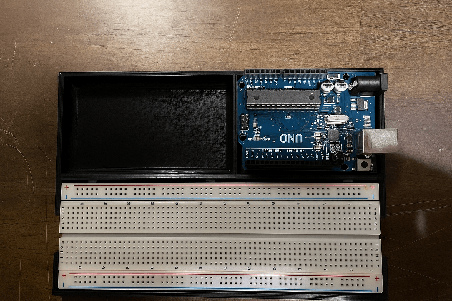 Arduino Uno Breadboard Tepsi Organizeri