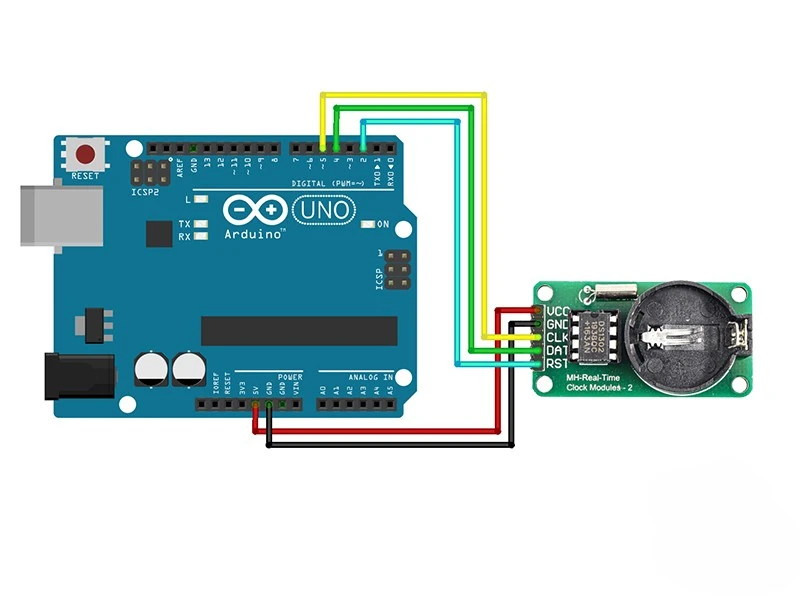 Ds1302 Gerçek Zamanlı Saat Modülü RTC
