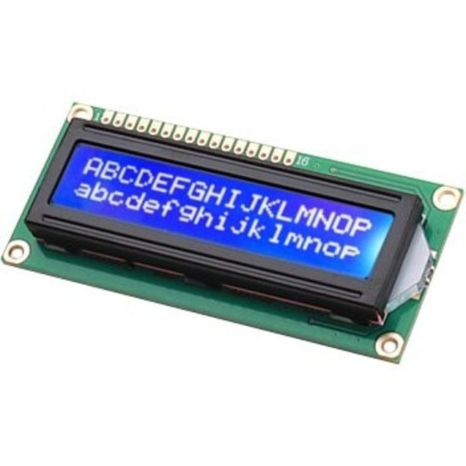 LCD Ekran 2x16 Mavi Beyaz