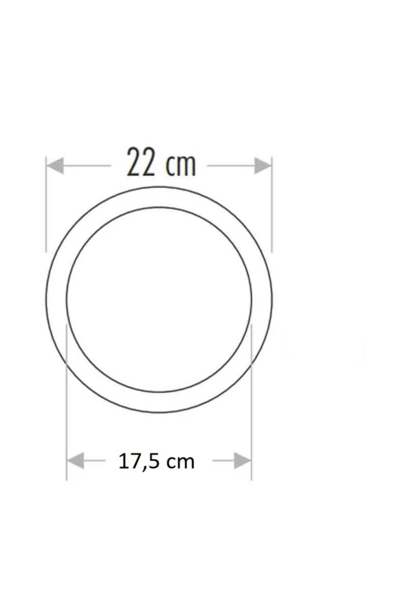 Cata Led Panel 18w 6500k Beyaz Işık Sıva Altı Ct-5169