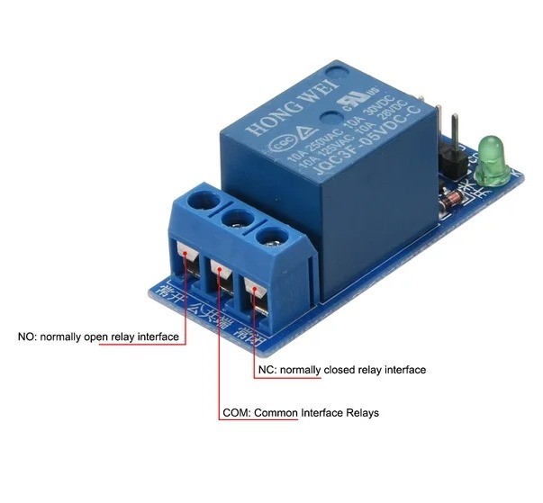 5V 1 Kanal Röle Kartı Tekli Röle Modülü