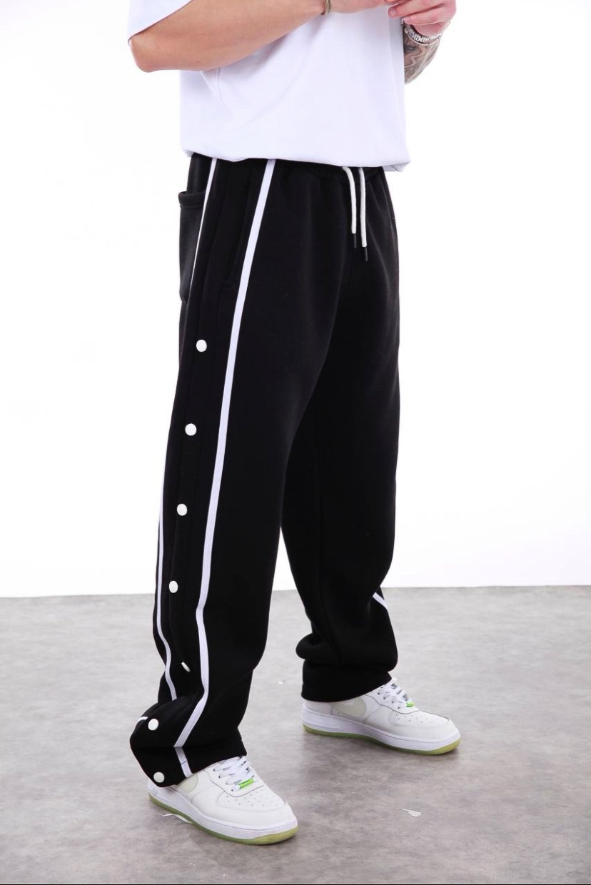 Premium side snap sweatpants