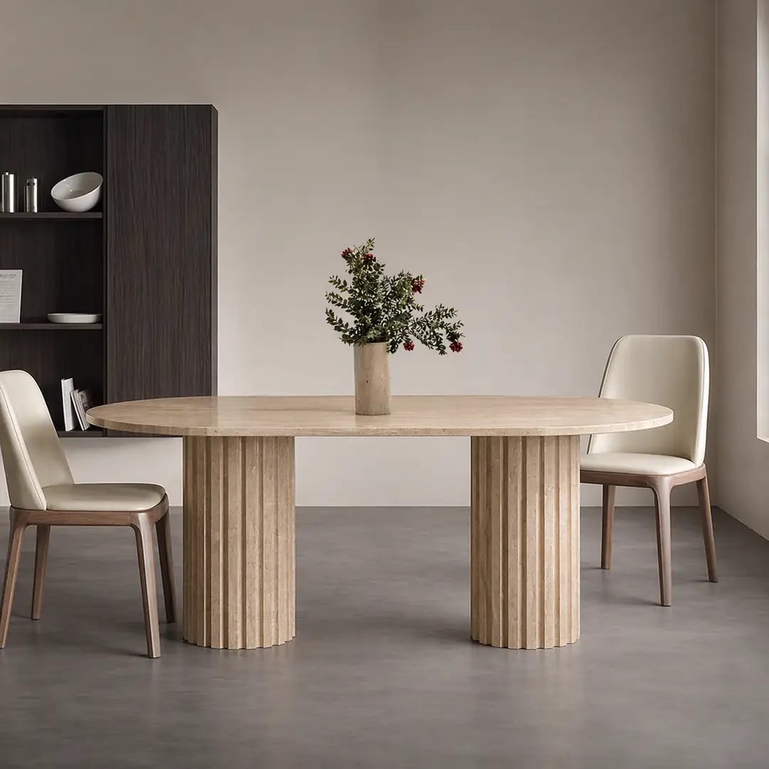 GioMarble traverten mobilya koleksiyonu