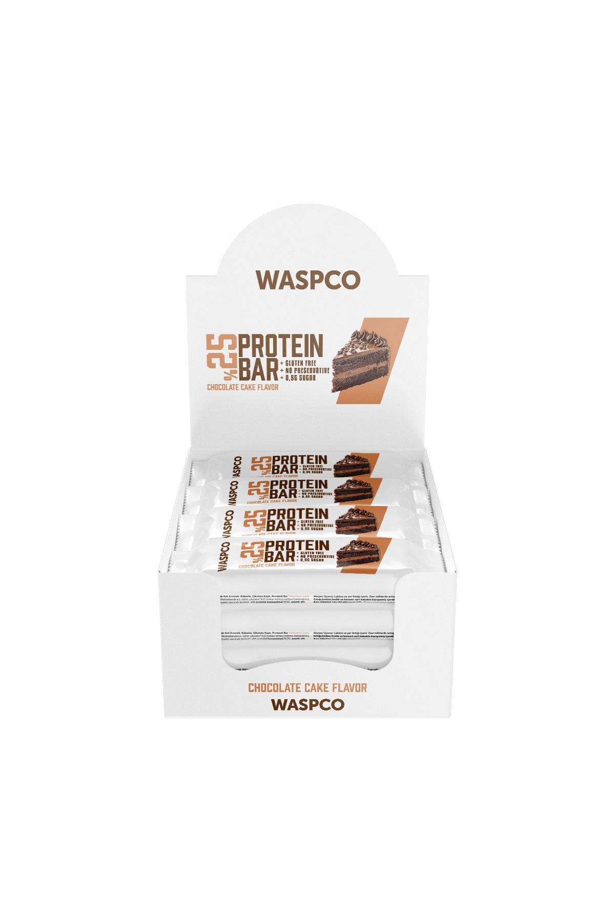 Bitter Çikolata Kaplı Çikolatalı Kek Aromalı Protein Bar 36G x 12 Adet