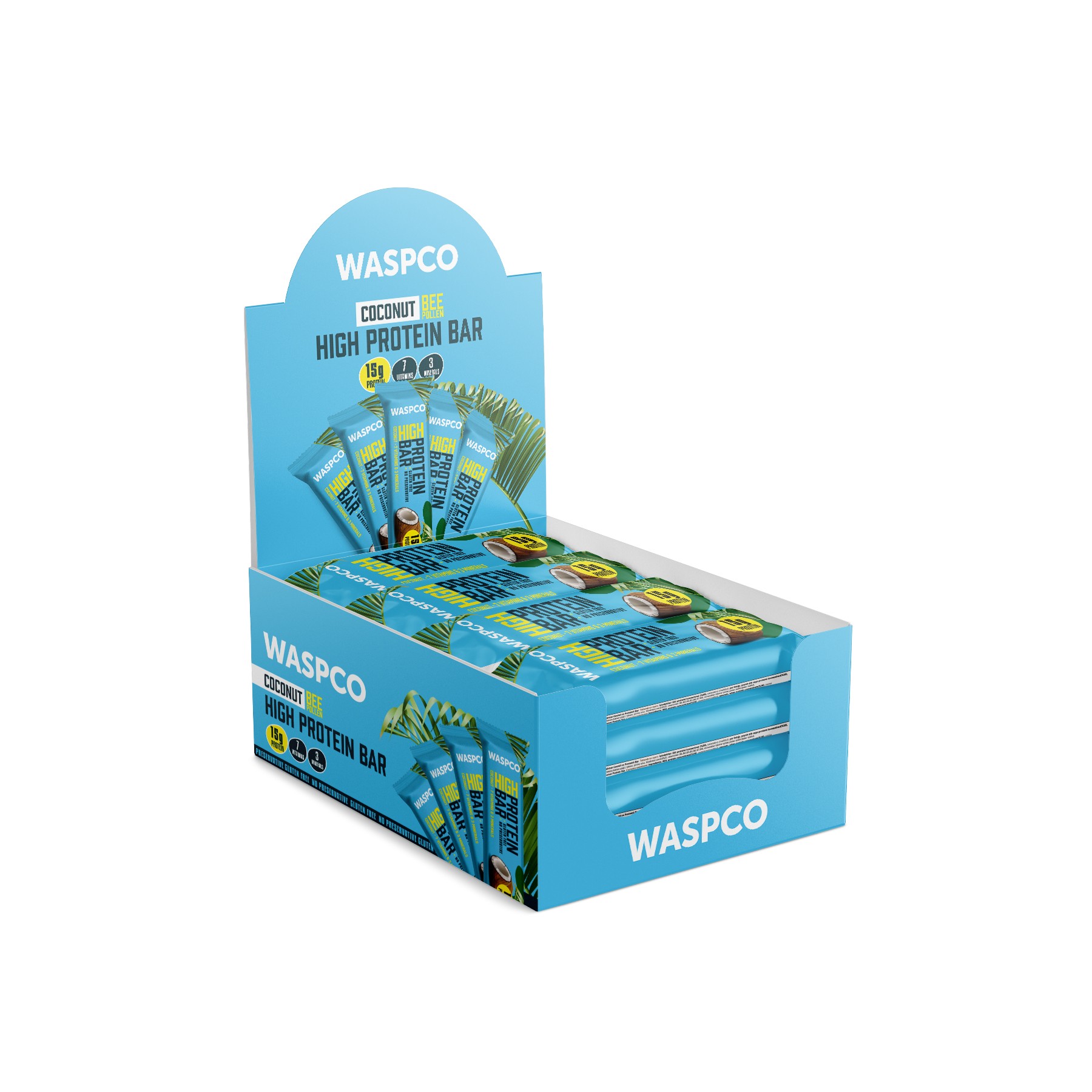 Hindistan Cevizli Yüksek Protein Bar 50g x 12 Adet