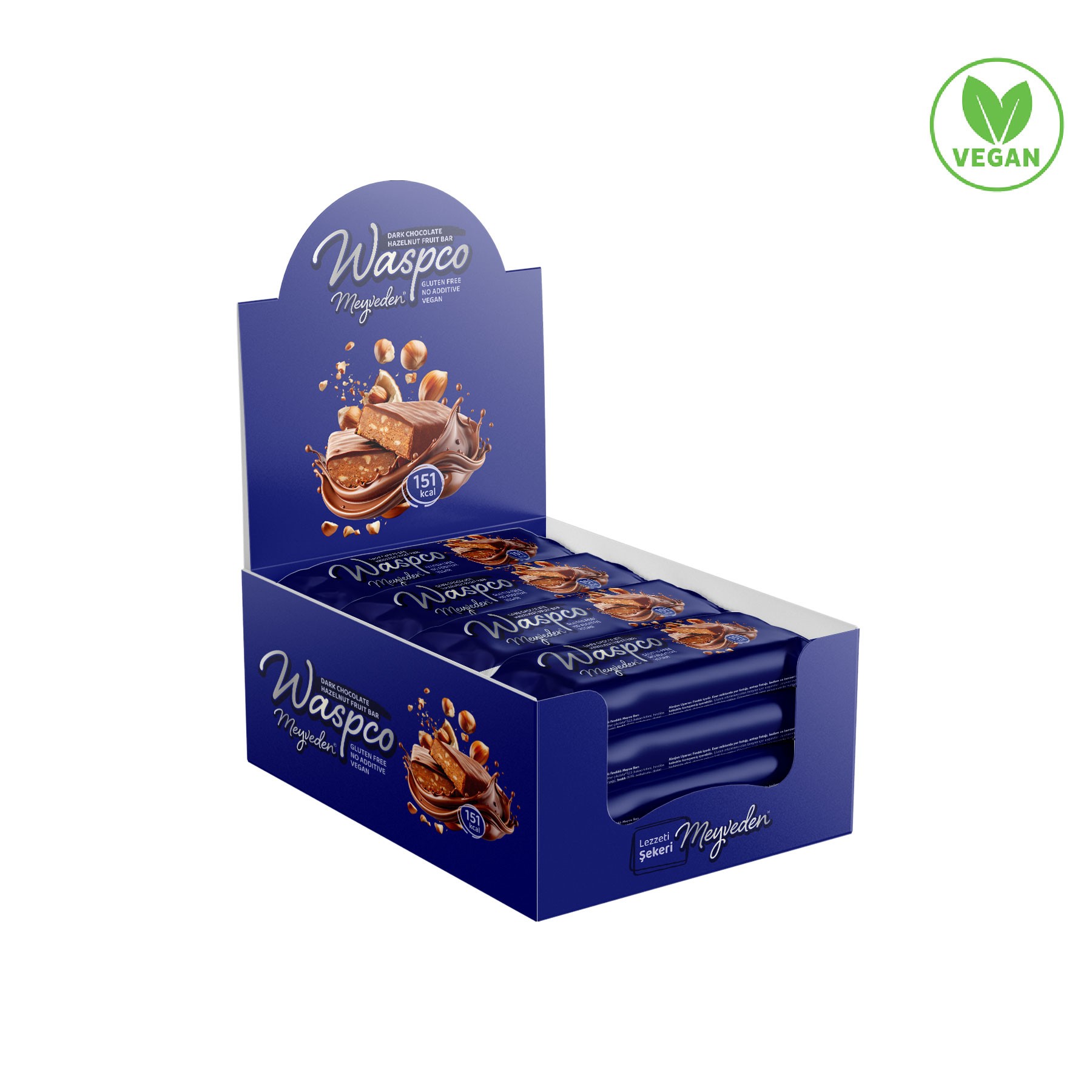 Bitter Çikolata Kaplı Fındıklı Meyve Bar 35G x 12 Adet