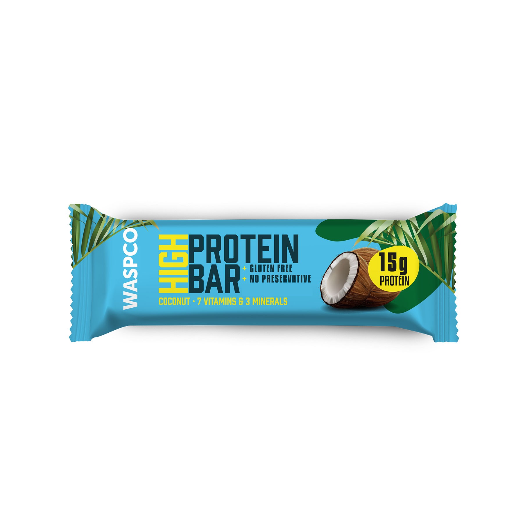 Hindistan Cevizli Yüksek Protein Bar 50g x 12 Adet