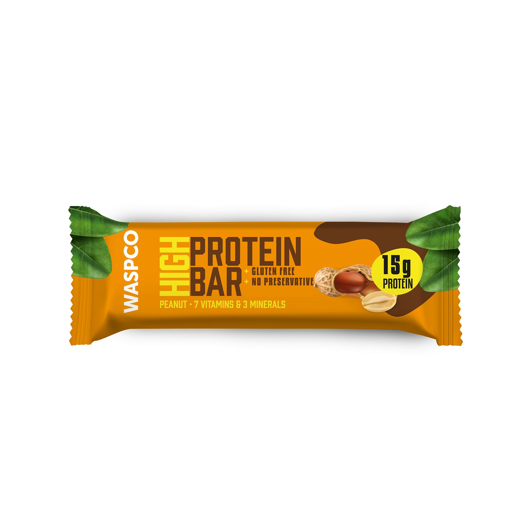 Yer Fıstıklı Yüksek Protein Bar 50g x 12 Adet