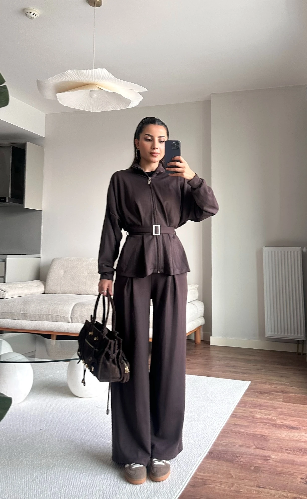 Flow Set - kahverengi