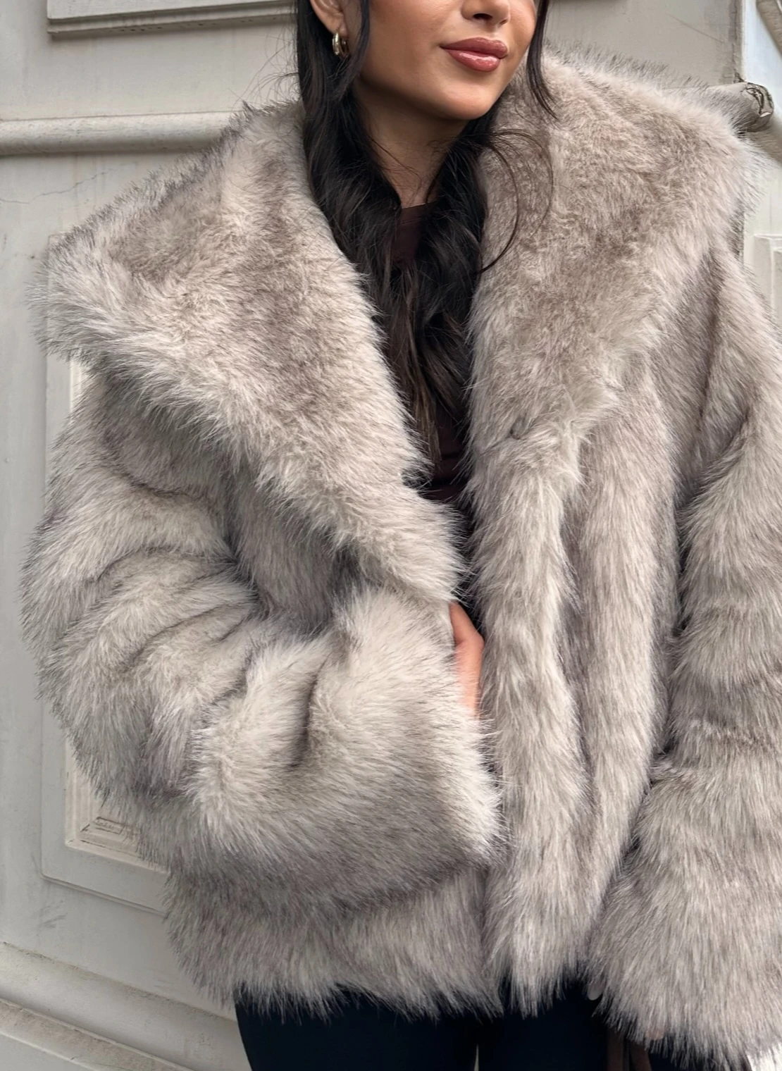 Soft Glam Kürk Ceket- Kadın Kışlık Suni Kürk Mont 