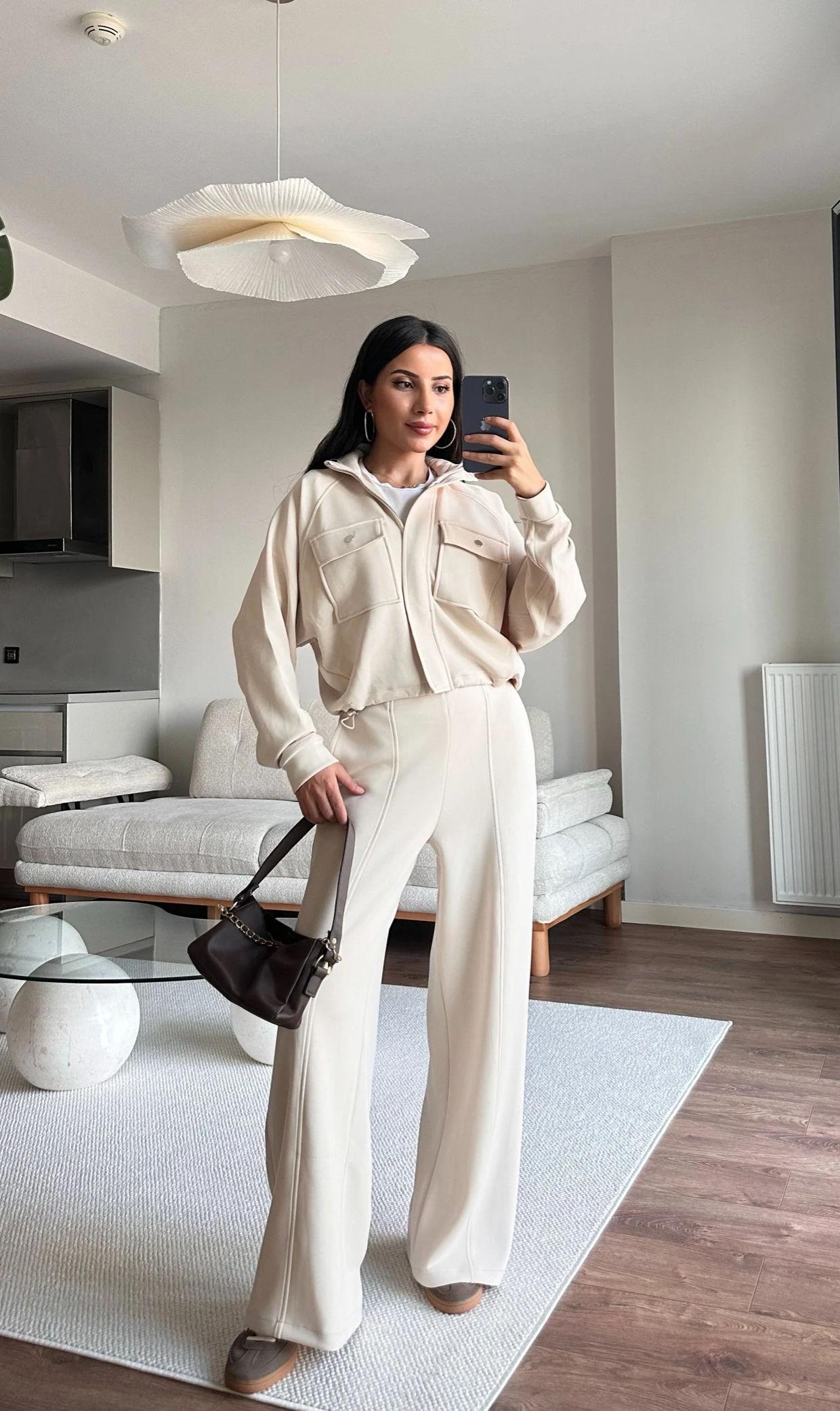 Oys Kumaş Takım - Bej