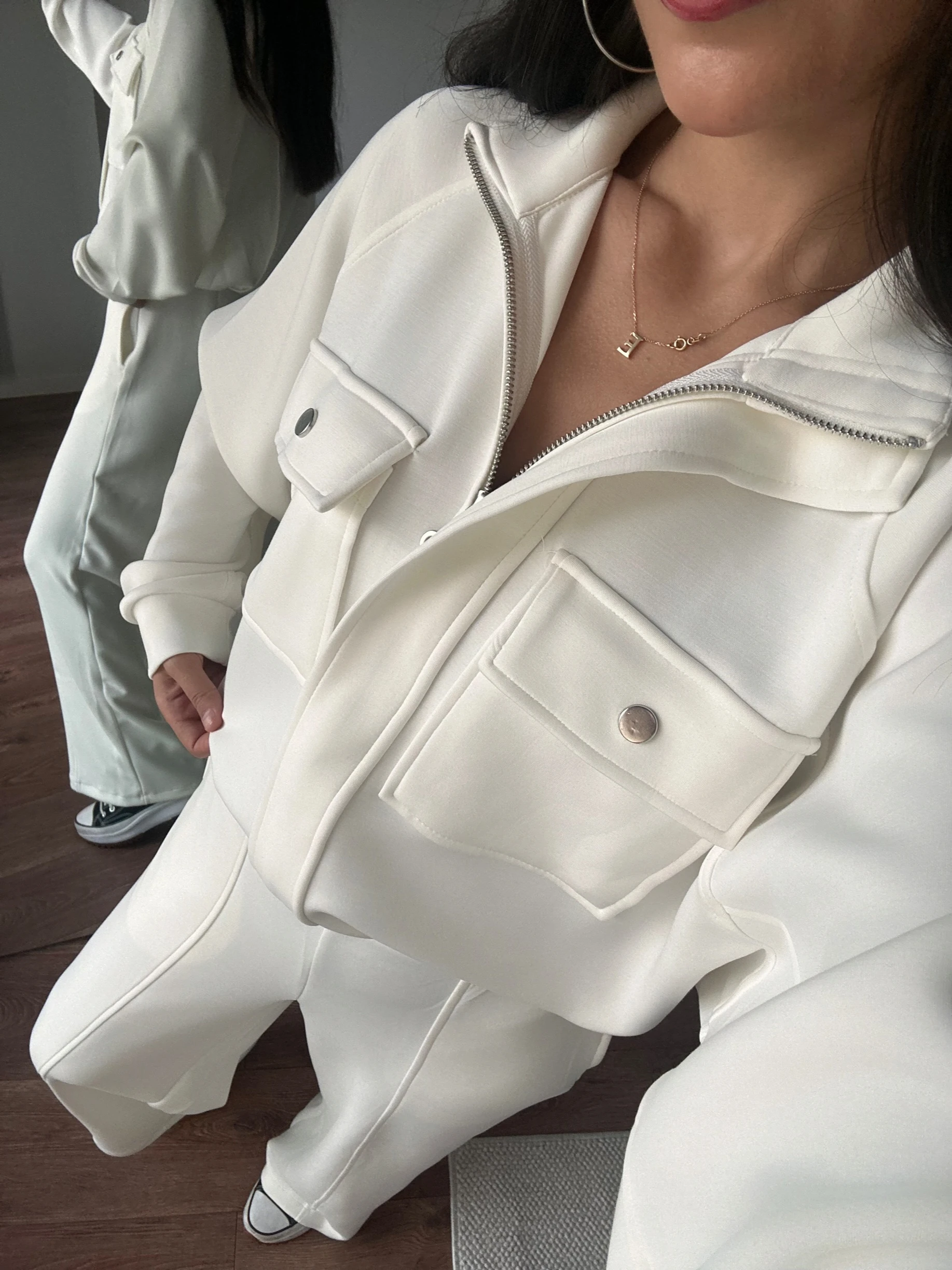 Oys Kumaş Takım - Beyaz