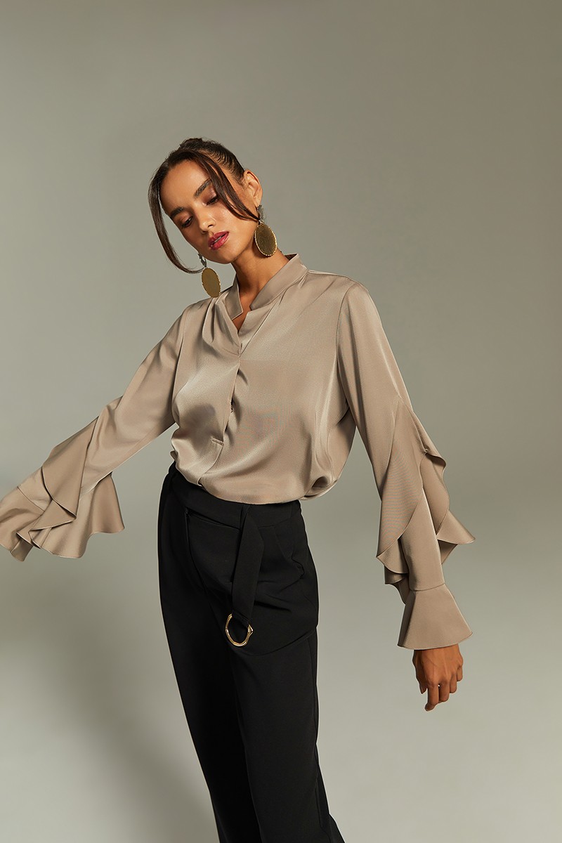 Belted Palazzo Pants