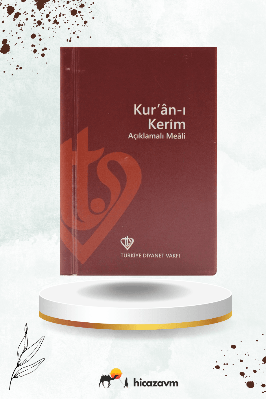 Kuranı Kerim Açıklamalı Meali Hafız Boy Metinsiz Plastik Kapak