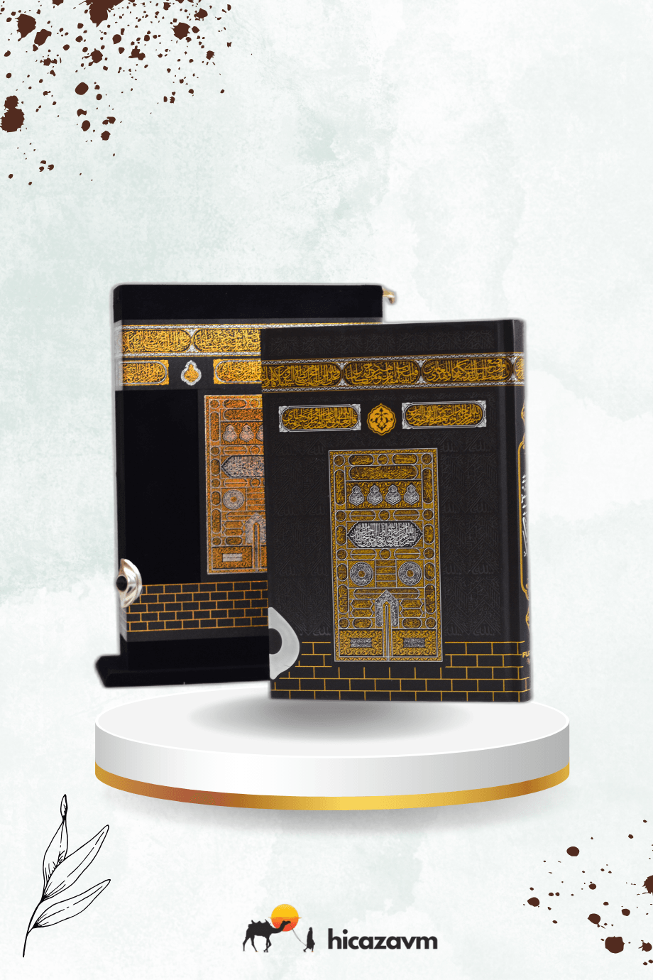 Kabe Motifli Özel Kutulu Kuran-ı Kerim
