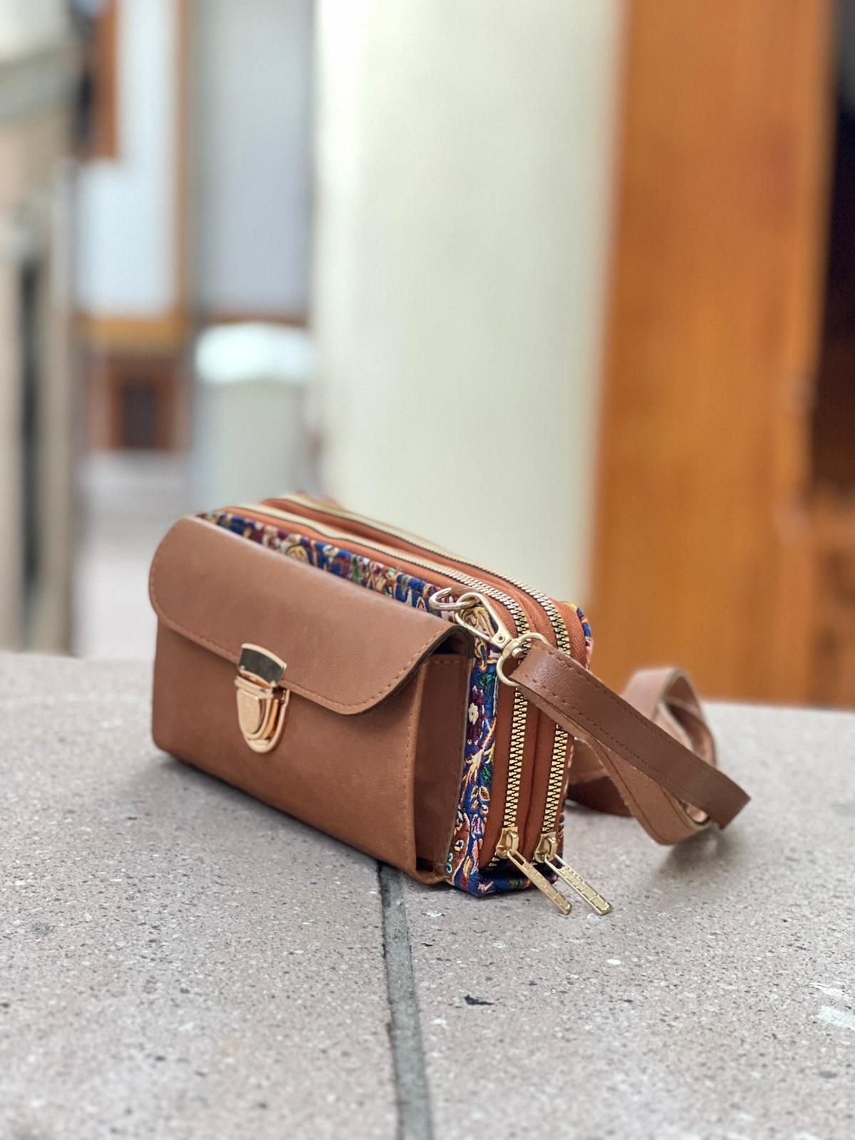 Çanta Cüzdan Üç Cepli - Lacivert