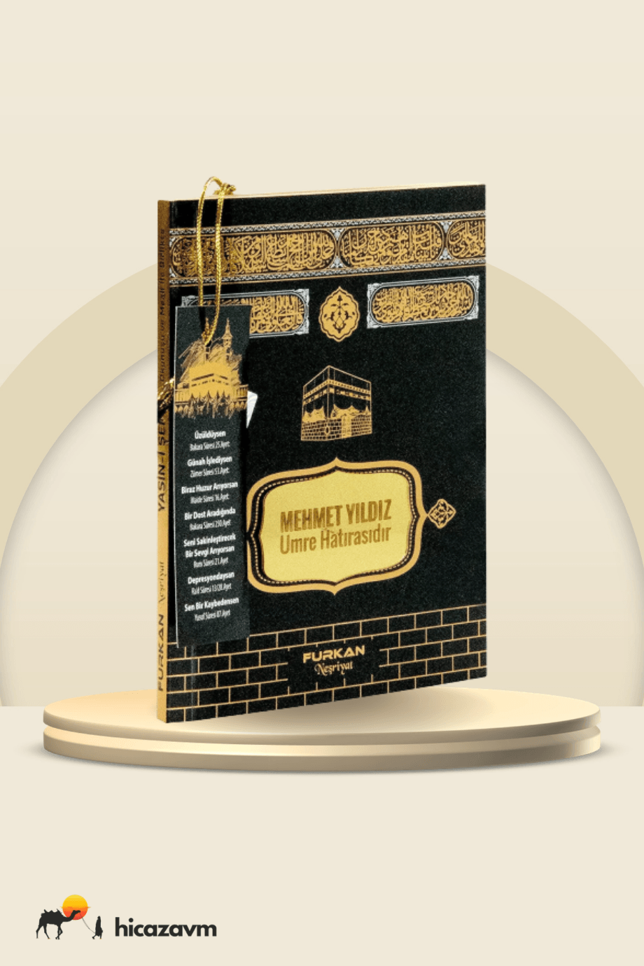 Kabe Motifli 128 Sayfa Ayraçlı Yasin