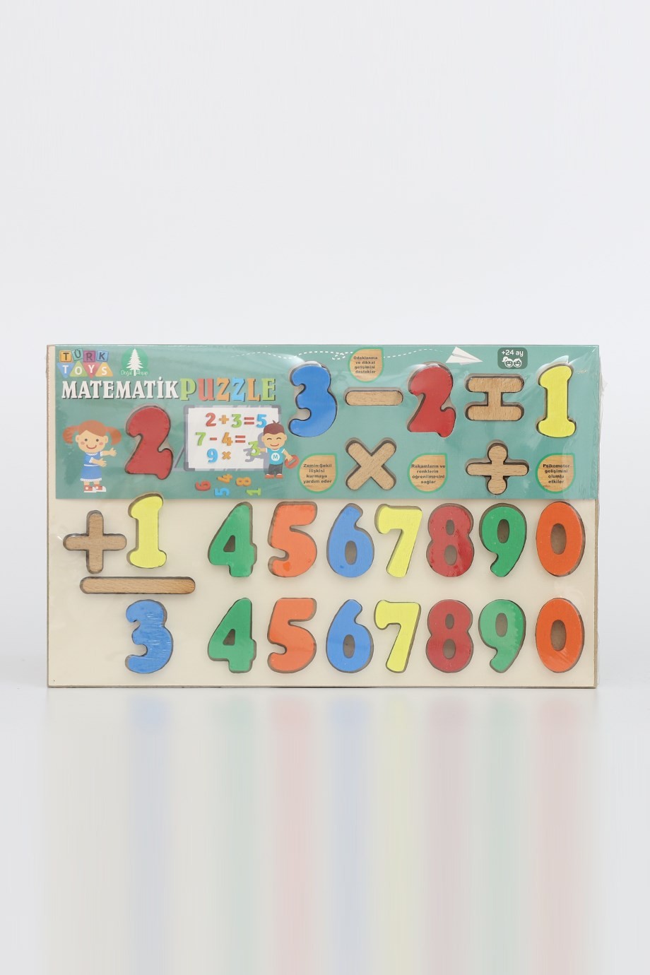 Ahşap Sayılara Puzzle