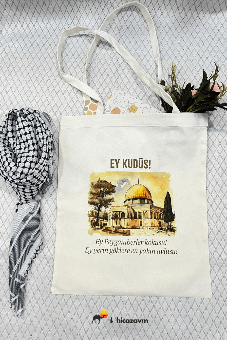 HAM PAMUK KUMAŞ BEZ ÇANTA (KUDÜS)