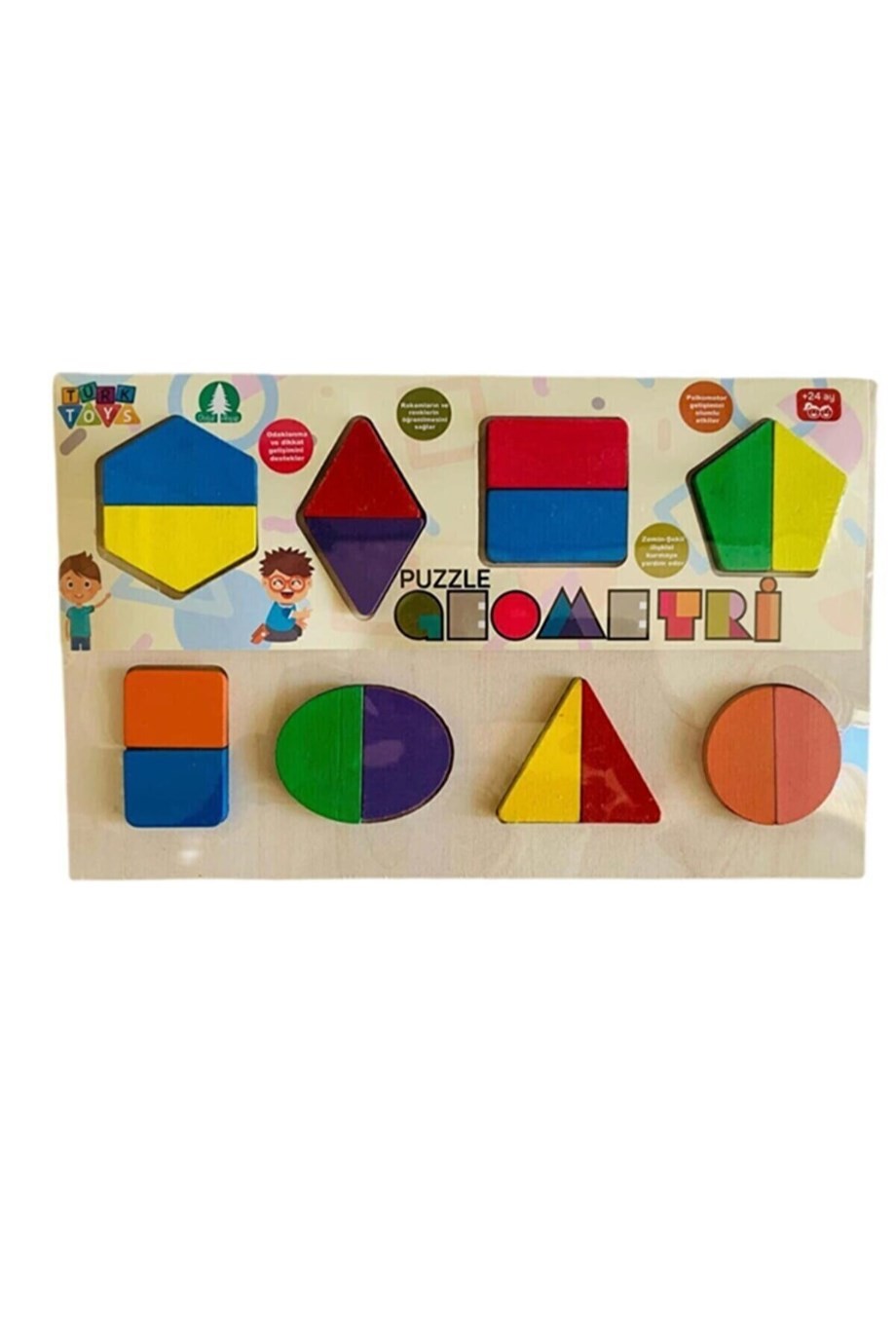 Ahşap Puzzle Şekiller