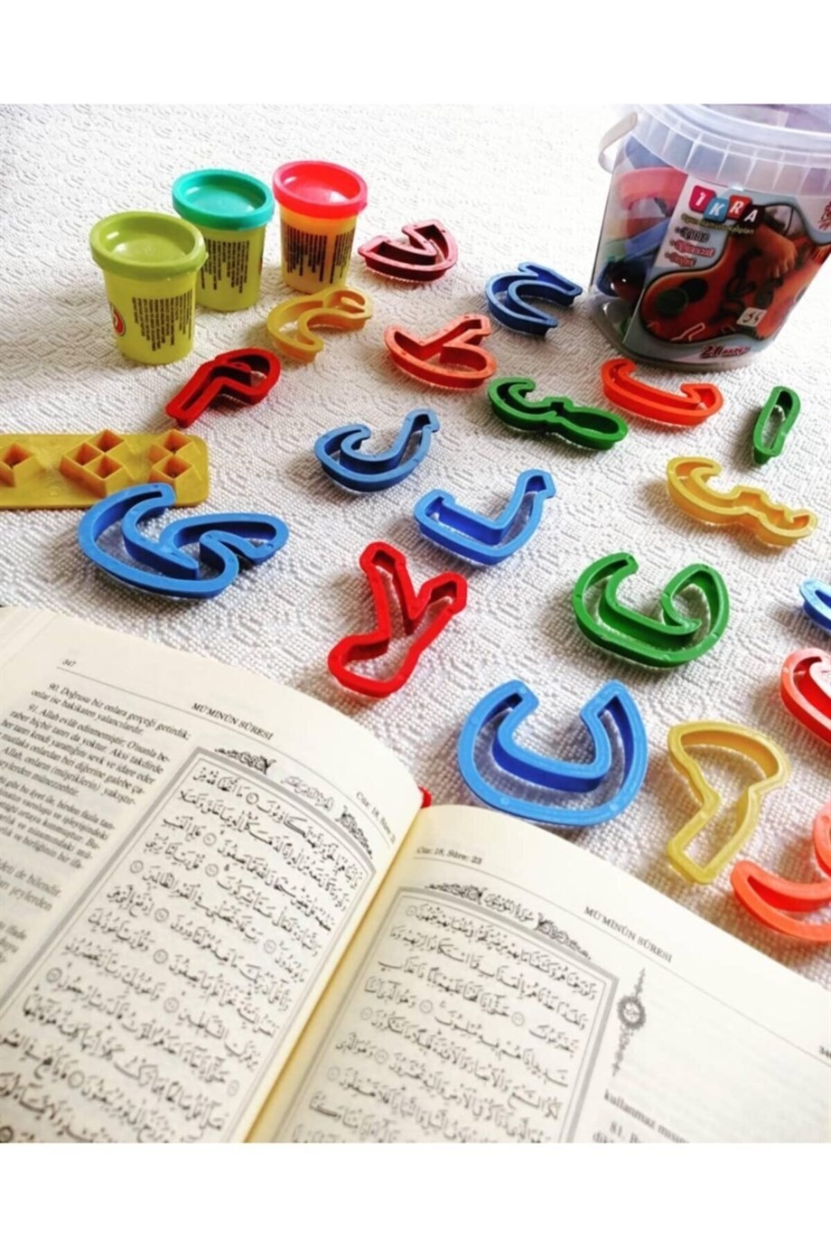 Eğitici Elifba Oyun Hamuru Kalıpları