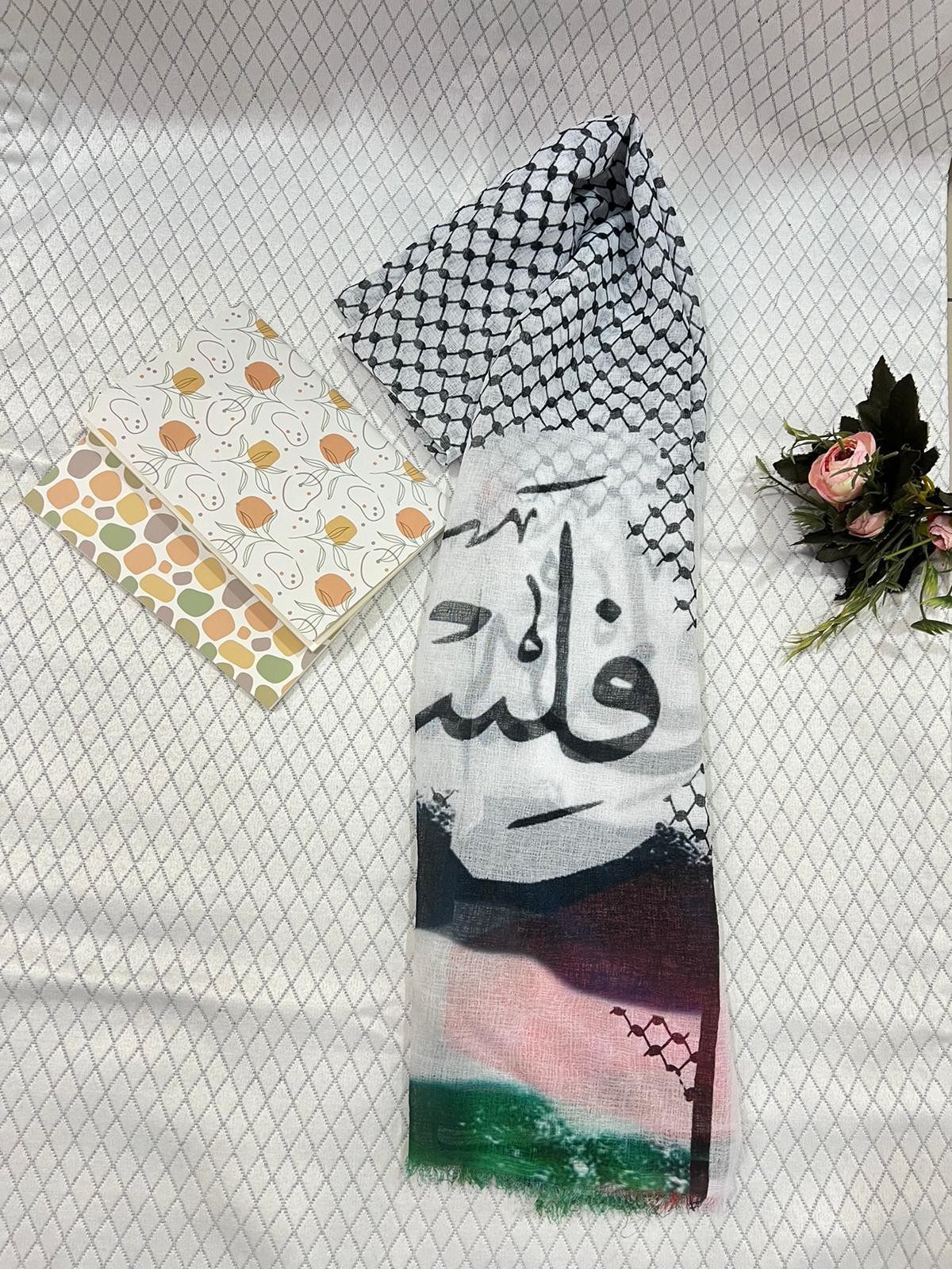 FİLİSTİN BAYRAKLI ŞAL